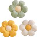 3 Pcs Flower Pillow Flowers Shaped Pillows Cushion Decorative Daisy Pillow for Bed Cute Throw Pillow Flower Floor Pillow Soft Seat Cushion 15.7"