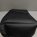FZJDSD Black Driver Side Bottom Perforated Microfiber Leather Seat Cover Compatible with Mercedes Benz E350 E550 2010 2011 2012 2013 2014