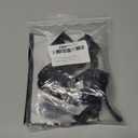 IBosins 12 Pack Black Coat Hooks Wall Mounted with 24 Screws Retro Double Hooks Utility Black Hooks for Coat, Scarf, Bag, Towel, Key, Cap, Cup, Hat