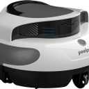 PoolPure Aquaguard SE II 2025 Upgrade Cordless Robotic Pool Cleaner with 5000mah Big Battery, 120-Min Runime, Two Adjustable Path Planning Methods, Ideal Pool Vacuum Robot for Above-Ground Pool (Classic White)