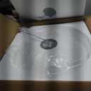 23.6 Inch Large White Silk Saucer Pendant Light Fixture Modern Hanging Lamp for Living Room, Bedroom, Dining Room, White Ceiling Decor Chandeliers for Dining Room Restaurant