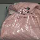 Initial Duffle Bag - Personalized Weekender Monogram Letter Travel Overnight Bag with Makeup & Shoe Compartments, Granddaughter & Friend Gifts' (Pink)