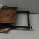 Shintenchi 5 Tiers Bookshelf, Classically Tall Bookcase Shelf, Industrial Book Rack, Modern Book Holder in Bedroom/Living Room/Home/Office, Storage Rack Shelves for Books/Movies-Rustic Brown