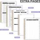 2 x 2026 Planner, Weekly and Monthly Calendar Planner, January 2026 - December 2026, Hardcover 2026 Calendar Book with Tabs For Women & Men, Inner Pocket, Spiral Bound, Perfect for Office Home School Supplies - A5 (6.3" x 8.5"), Purple