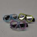 Fabbay 4 Pcs Adult Swimming Goggles with Nose Cover Snorkel Diving Mask Goggles Swim Mask with Fabric Strap