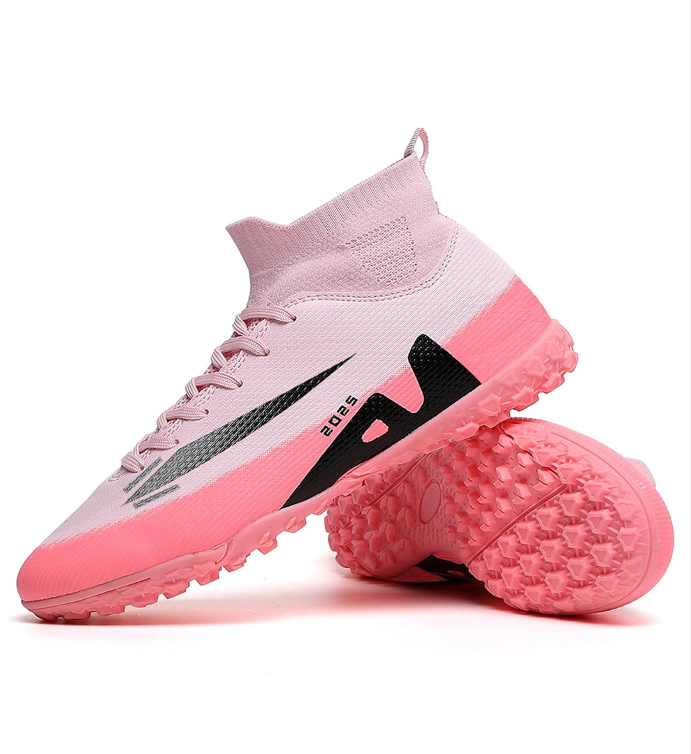 Mens Soccer Cleats Womens Indoor Soccer Shoes Wide Baseball Turf Shoes Adult Youth Rugby Shoes Big Boys Small Spikes AG TF Football Boots, 38