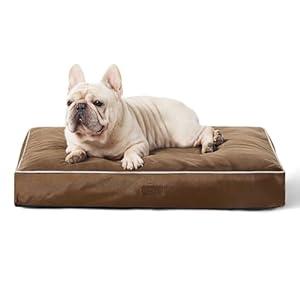Bedsure Washable Dog Bed Medium Size Dog - 4 Inch Thicken Up to 45lbs Pet Mat Pillows with Removable Washable Cover, Nuthatch