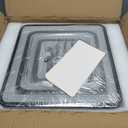 Modern LED Ceiling Light, Dimmable LED Chandelier Black Flush Mount Ceiling Lights, Remote Control Acrylic Ring Ceiling Lamp Fixture for Living Room Dining Room Bedroom, 8H-FANG-BL-04