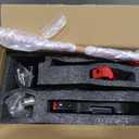 Road King Street Glide Floorboards MX Foot Boards For Harley Touring CVO Brake Shifter Levers (Black + Red, 2008-2013 Touring)