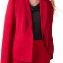 Kasper Women's Stretch Crepe One-Button Blazer, Size 6