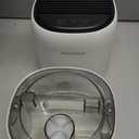 Small Dehumidifiers for Bedroom w/Air Purifying Function, 1000 ml/35 oz for 2500 Cubic Feet (260 sq ft) with 7 Colorful LED Lights Timer Set Negative Ions Below 30 dB, Auto Shut-Down