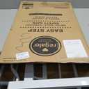 Regalo Safety 29-38.5" Baby Gate for Doorways & Bottom of Stairs, Pressure Mounted Baby Gate with Door for Babies, Toddlers & Pets, Tested & Safe for 30 Years, American Designed, American Owned, White