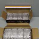 Homaisson 2 Pcs 4-Compartment Spice and Topping Containers Set with Spoons, Clear Plastic Storage Boxes for Condiments, Ice Cream Toppings, and Seasonings