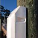 Dockmate 48" Piling Post Fender | Ultimate Protection for Your Boat and Dock | Curved Back Design | UV-Protected PVC
