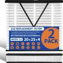 210 Replacement Filter Compatible with AprilAire Whole House Air Purifiers 1210, 1620, 2210, 2216, 3210, 4200, MERV 11, 20" x 25" x 4" Air Filter(Pack of 2)