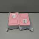 2 x Daximo 3 Pack Silicone Snack Containers with Lids for Kids  Reusable Double Compartment Leak-Proof Silicone Snack Container  Dishwasher Safe Snackle Box for a Healthier Snack Time