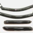 NEW GM Side Window Air Deflectors Set Smoke 19328981 Silverado Double Cab 14-18