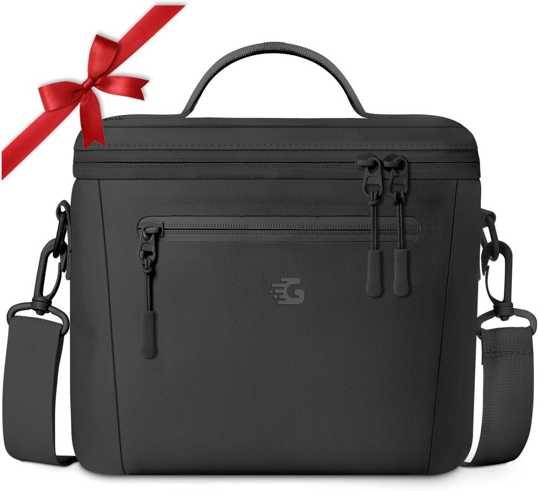 GLORIEROO Insulated Lunch Box Bag Women Girls - Waterproof Leakproof Lightweight Reusable Cooler for School Work Picnic - Back to School Size: Small 8L