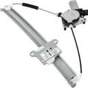 SCITOO Rear Left Power Window Regulator with Motor Fit for 2005-2012 for Acura RL,751-052