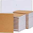 Paper Junkie 48 Pack Small Blank Notebooks for Kids Bulk - Kraft Paper Journals Bulk for Students, Sketching Drawing, Writing (4.3 x 5.6 In Journaling Notebooks)