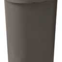 Rubbermaid Spring Top Trash Can with Lid 13 Gallon Gray Plastic Garbage Bin for Home/Kitchen/Office/Garage