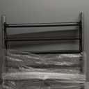 J JACKCUBE DESIGN Rustic Wood Nail Polish Organizer with 6 Tier shelves 100 bottles Wall Mount Display Rack Makeup Bottles Holder Storage for Nail Salon Bedroom Dress room - MK528A