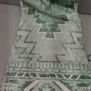 Yinhua Sage Green Entryway Rug 3x5, Western Washable Area Rug Non Slip