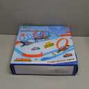 Slot Car Race Track Sets with 360 Thrill Loops & 4 High-Speed Cars, 64 Pcs Large Flexible Racing Track for Kids Ages 3-5 4-8 8-12, Race Car Toys Gift for Boys Girls Birthday Christmas