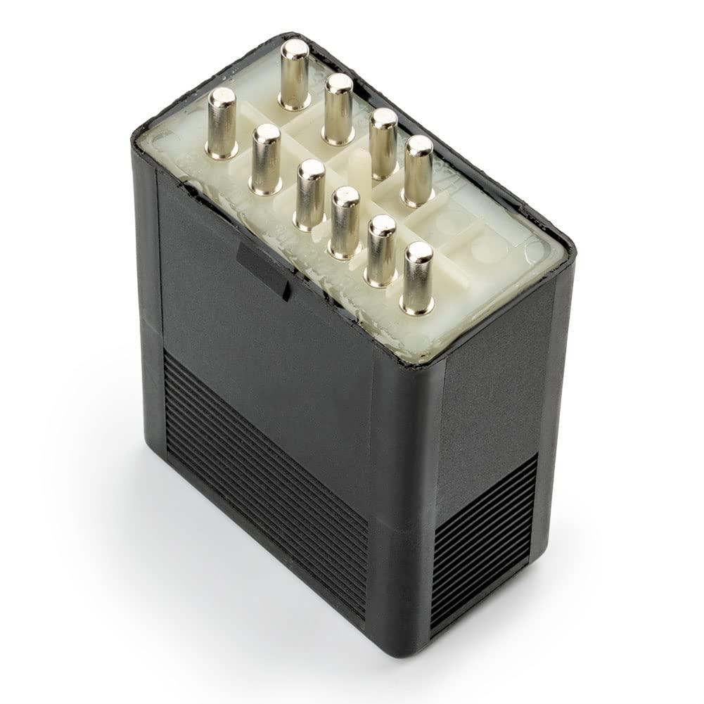 10 Pin Fuel Pump Relay 0035452505 for Mercedes Benz 1985-1993 190E, 1987-1989 260E, 1986-1991 560SEC 560SEL, 1988-1989 300CE 300TE, 1988-1991 300SE 300SEL, 1986-1992 300E, 1986-1989 560SL # RY515