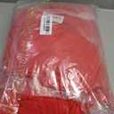 4 Pack 5FT Round Spandex Tablecloth 60 Inch Red Stretchable Table Cover Washable and Wrinkle Resistant Table Cloth, Fitted Round Table for Wedding, Banquet, Birthday, Party, Restaurant (Red)