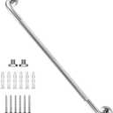 36 Inch Shower Grab Bar, Brushed Nickel Anti Slip Safety Bars, 304 Stainless Steel Bathroom Handrail, Handicap Grab Bars for Wall, Shower Grip Handle for Seniors Elderly Injury Assist Bath (1.25" Dia)