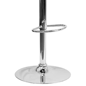 RAJCHAIR Bar Stool Chair Leg Replacement - 2 Piece | Accessories with Footrest Repair Parts for Counter Height Stool, Steel, Screw, Kitchen, Doctor Stools | Hole 10 x 10 cm | 4-Hole Plate