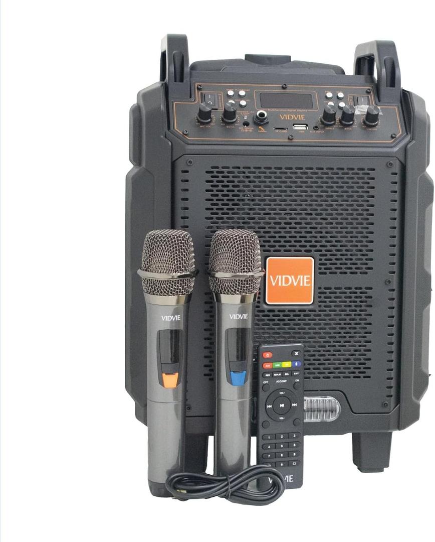 SP916 Trolley Portable Speaker 3-in-1 Design with Dual Microphones, TWS Connectivity and 50 FM Points for Super Sound Optimization