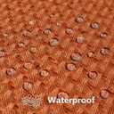 Kevin Textile Fall Outdoor Waterproof Throw Pillow Covers Pack of 2 Farmhouse Decorative Cushion Covers for Garden Patio Tent Balcony Bench Couch Sofa 20x20 Inch, Burnt Orange