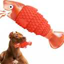 Indestructible Dog Toys for Aggressive Chewers Large Breeds, Durable Squeaky Toys for Super Chewers, Heavy Duty Tough Bone to Keep Them Busy, Interactive Dog Chew for Medium Breed