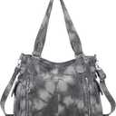 Angel Kiss Handbags for Womens Top-Handle Hobo Purse Roomy Casual Shoulder Bags PU Tote Satchel Purse for Women