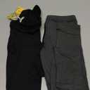 IRELIA Girls Leggings 3 Pack Modal Size 4-16 Stretchy Pants Medium