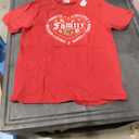 Blessed Thankful Family Thanksgiving T-Shirt, Color: Cranberry Red, M