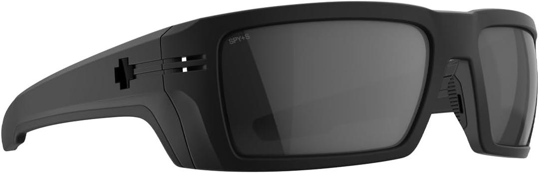 Spy Optic Men's Rebar SE Rectangular Sunglasses, Matte Black Happy Photochromic, 60
