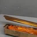 10 Pack 3.3ft/1 Meter Invisible Recessed YW-Shape LED Aluminum Channel System with Milky Cover& End Caps, Suitable for 6mm LED Strip Light Installations (Gold, 10 Pack)