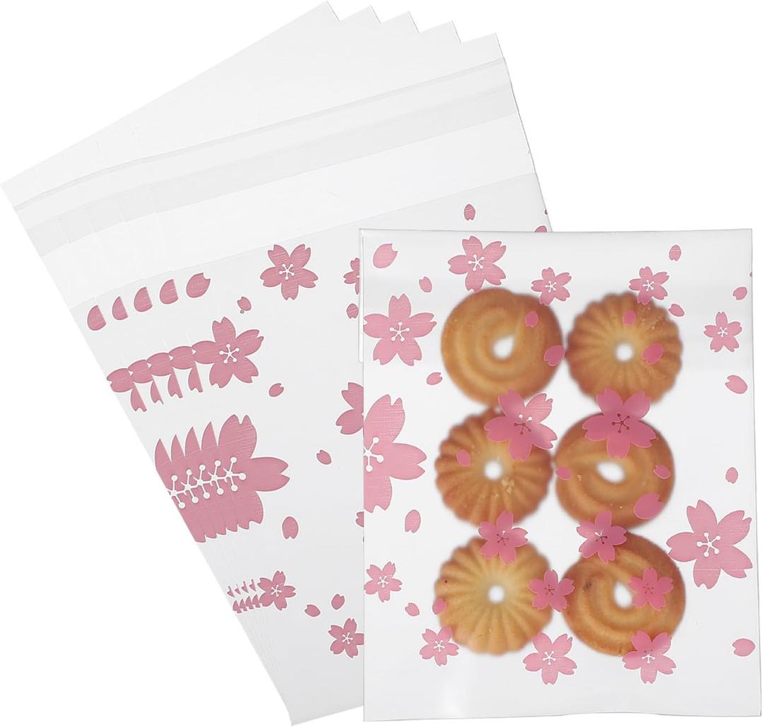 PATIKIL Cookie Treat Bags, 3" x 4" 100 Pcs Clear Self Sealing Bags Matte OPP Bakery Packaging for Biscuits Popcorn Party Favors Weddings