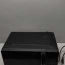 0.7 Cu Ft Microwave Countertop Small with Digital Display, 700 watt Microwave Black has 10 Power Levels & Auto Defrost Function Mini Microwave Oven Compact With Child Lock For Dorm, Home, Office