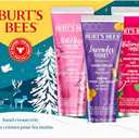 Burt's Bees Christmas Gifts, 6 Body Skincare Stocking Stuffers, Shea Butter Hand Cream Trio Set - Lavender Honey, Watermelon Mint & Wild Rose Berry (6-Pack) Pack of 2