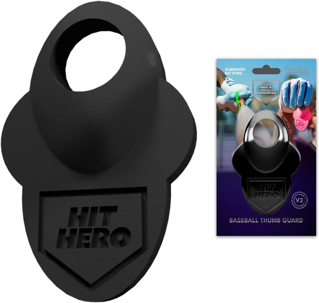 Baseball Thumb Guard, Batters Batting Grip, Finger Guard, Accessory, Batting Protection, Reduce Bat Sting, Hitter, Tool, Bat, Hitting Accessory