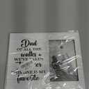 Wedding Day Gift to Dad from Daughter Bride, Father of the Bride Present, Wedding Thank You Gift to Dad, Photo Frame Wall Art Tabletop, Dad Photo Frame Home Decor, Fits 4 * 6 Inches Photo, Set of 2