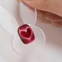 3 x Heart Cat Eye Magnet for Nailsprofessional Magnetic Tool for Gel Polish DesignProfessional DlY ManicureKit with Magnetic Polish GuideReusable Nail Art Accessories(3Pcs)