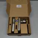 Veise VE018 Smart Knob Handle Lock - Fingerprint, App Control, Keyless Entry for Front Door and Bedroom, Electronic Digital Keypad, Auto Lock, Remote Access Sharing, IP55 Weatherproof, Satin Nickel