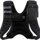 Weighted Body Vest for Men & Women Weight Vests for Training Running Fitness Workout Crossfit Walking Exercise Weights, Standard, Black (6 lbs.)