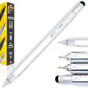 Monteverde USA 9-in-1 Tool Mechanical Pencil in Silver  Multifunctional Pencil with Stylus, Screwdrivers, Ruler, and Eraser  Exclusive Collection Great Gift for DIY Enthusiasts