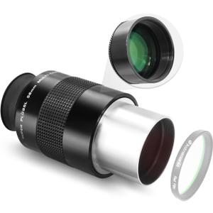Astromania Super Plossl Eyepiece 2 Inch, Telescope Eyepiece 56mm Fully Multi-Coated Optics, 52 Degree Wide Field 4-Element Design, High Eye Relief for Astronomy Telescope Included 2 Inch Filter Thread